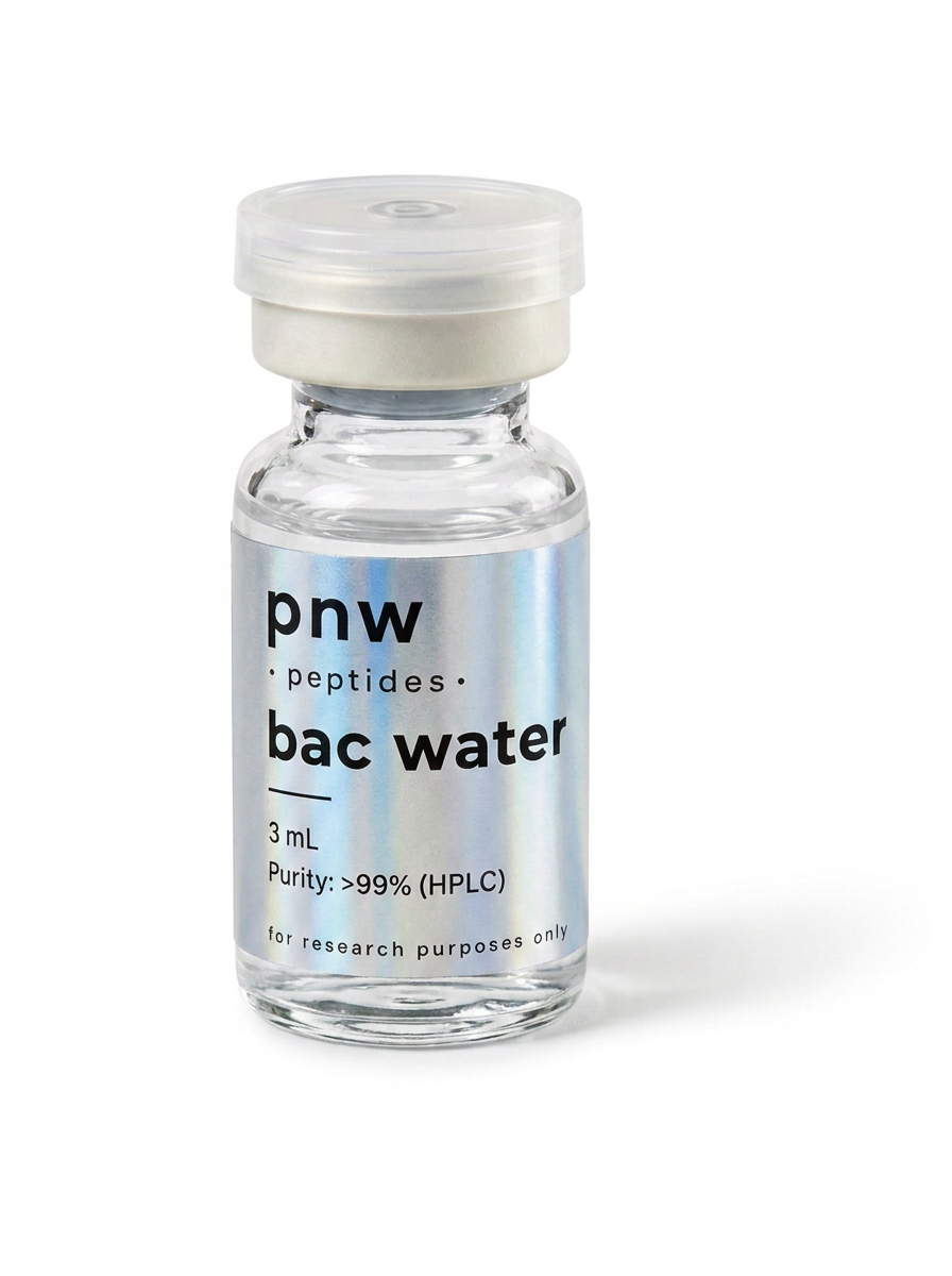 Bac water laboratory vial