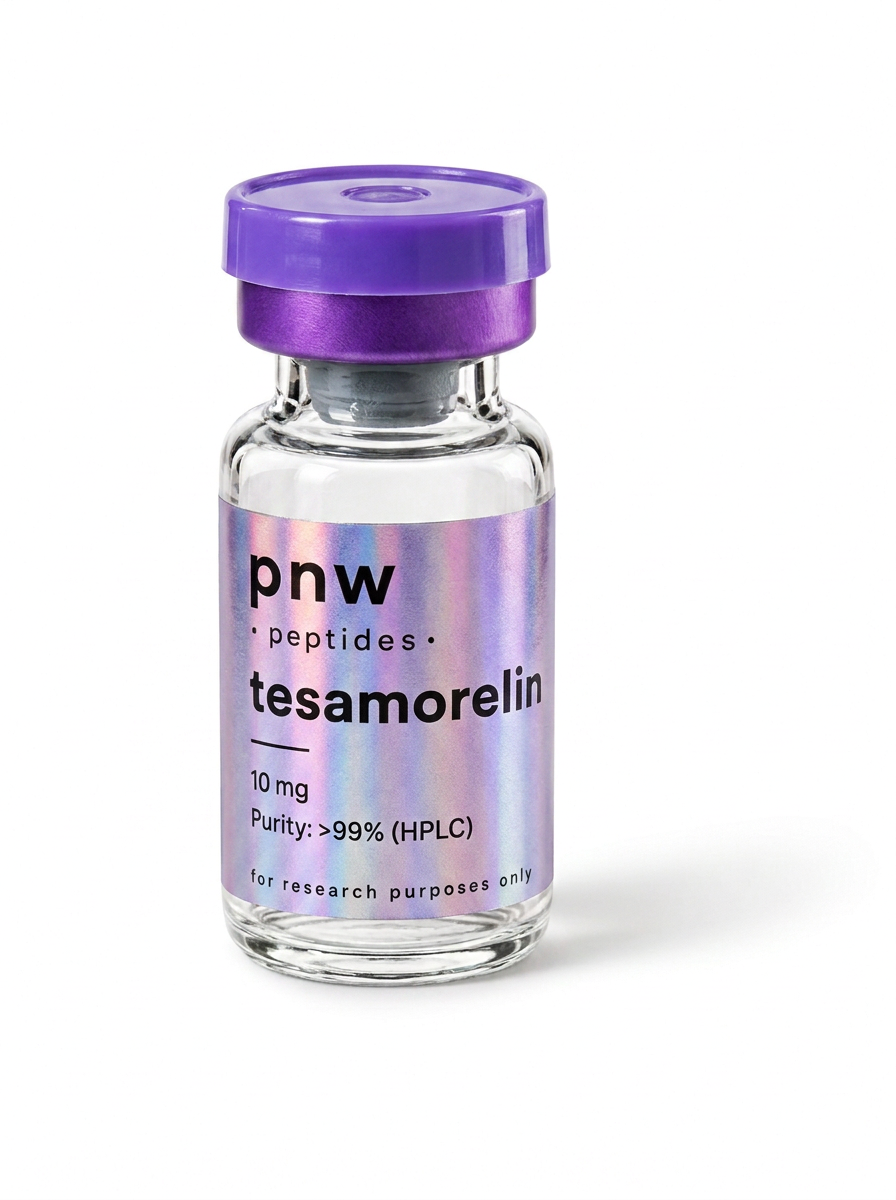 Tesamorelin laboratory vial